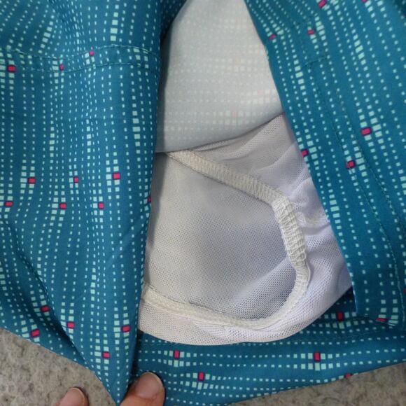 Spyder Swim Trunks Mens XL Shorts Lined Blue Geometric Drawstring Beach - Picture 7 of 14